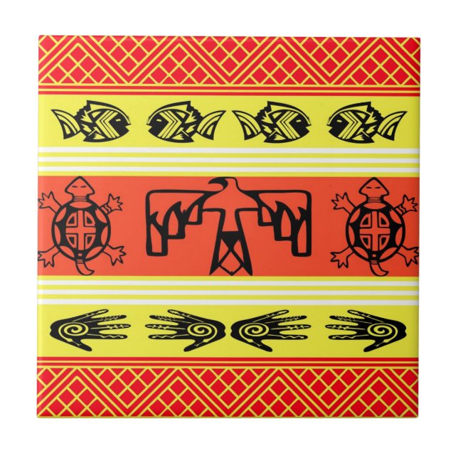 Azulejo Diseño folclórico (Frente)