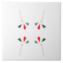 Azulejo Diseño foral simétrico