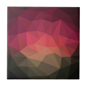 Azulejo Diseño geométrico moderno de efecto cristal de col