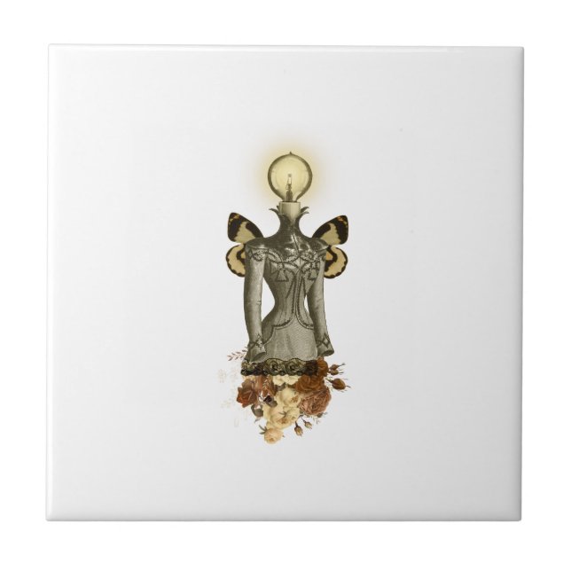 Azulejo Diseño Gold SteamPunk Series 3 (Frente)