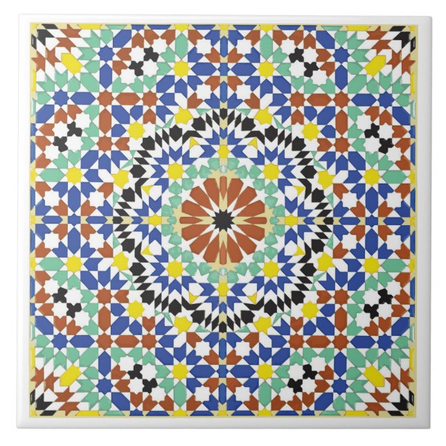 Azulejo Diseño gráfico - 1 mosaico cerámico (Frente)