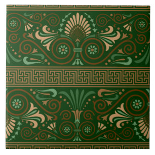 Azulejo Diseño griego de mosaico cerámico