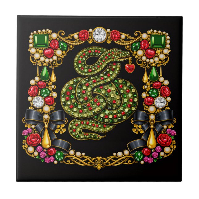 Azulejo Diseño inspirado en Tudor Historia de Escocia Esco (Frente)