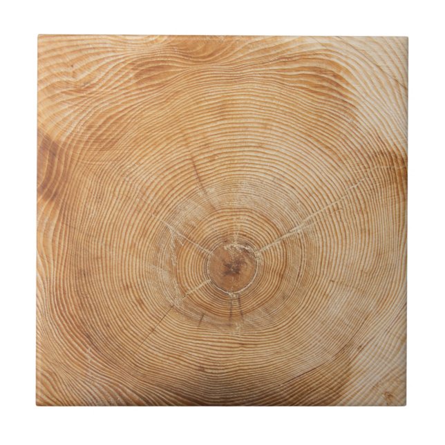 Azulejo Diseño mágico, corte natural de madera (Frente)