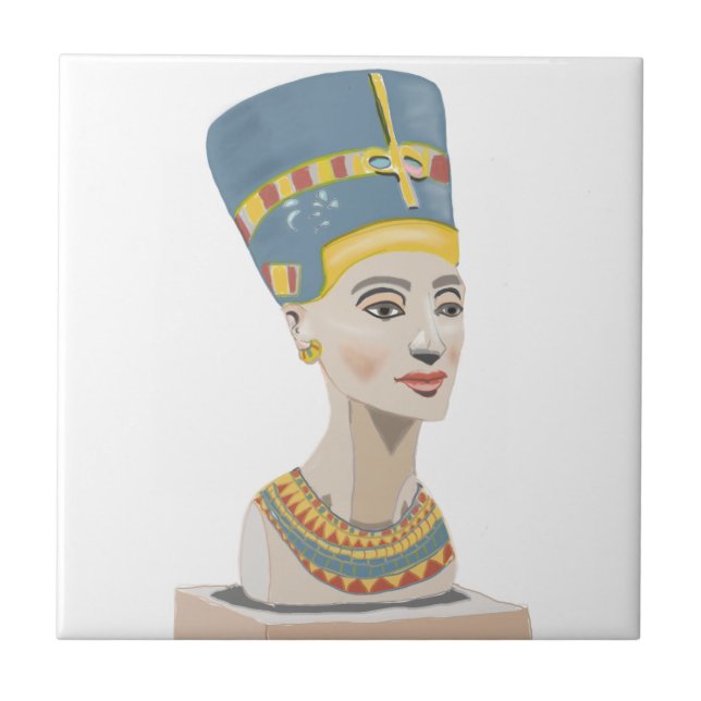 Azulejo Diseño magnífico de Nefertiti (Frente)