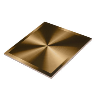 Azulejo Diseño metálico brillante de cobre con aspecto de 