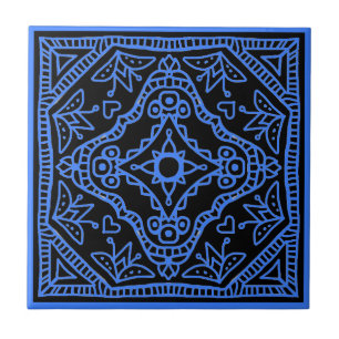 Azulejo Diseño negro