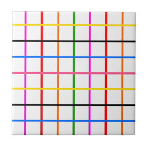 Azulejo Diseño revestido de cristal de color de fondo blan