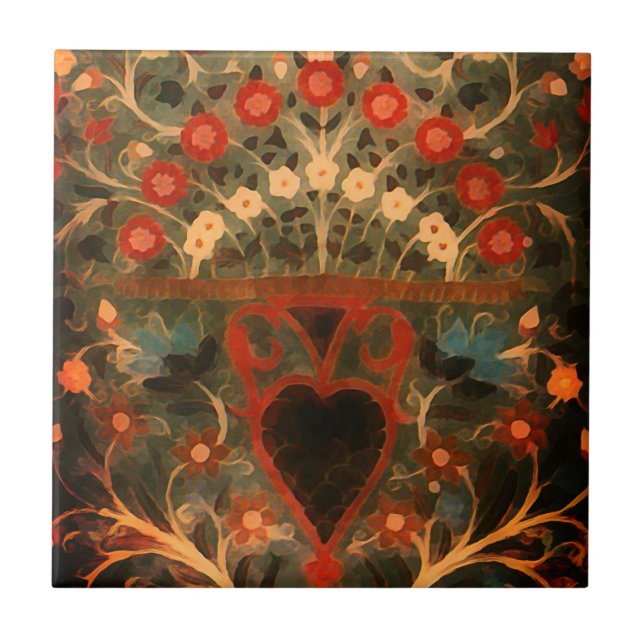 Azulejo Diseño textil antiindio (Frente)