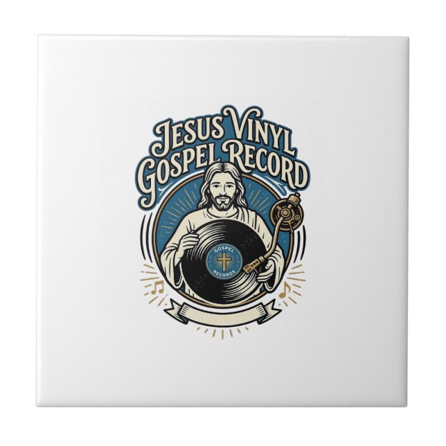 Azulejo Disfonográfico de Jesús Disco de vinilo de Jesús C (Frente)
