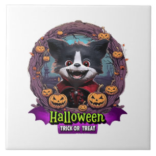 Azulejo Disfraz de Halloween para cachorro