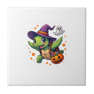 Azulejo Disfraz de Tortuga Terrestre Halloween Hombres Muj