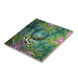 Azulejo Disfrutando del Journey Ceramic Tile