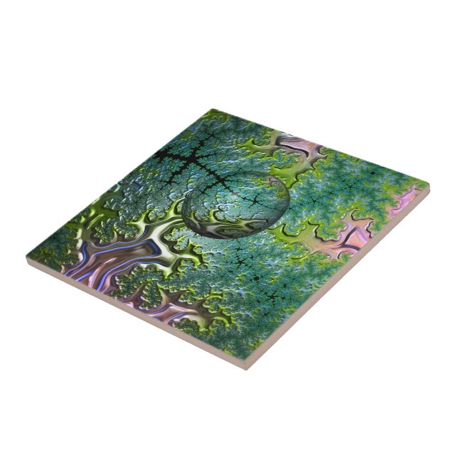 Azulejo Disfrutando del Journey Ceramic Tile (Lado)