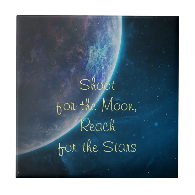 Azulejo Disparo por la luna (Frente)