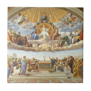 Azulejo Disputa del Santísimo Sacramento, Rafael Sanzio
