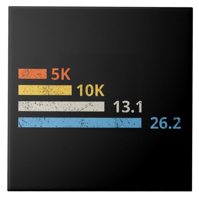 Azulejo Distancias de funcionamiento I - 5K 10K 13.1 26.2  (Frente)