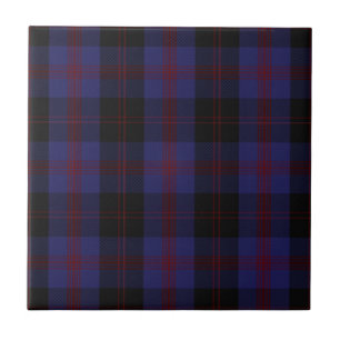 Azulejo Distrito de Angus Tartán Escocia Plaid