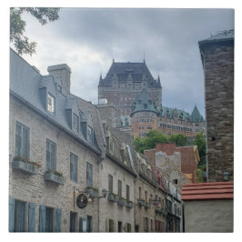 Azulejo Distrito histórico en la ciudad de Quebec