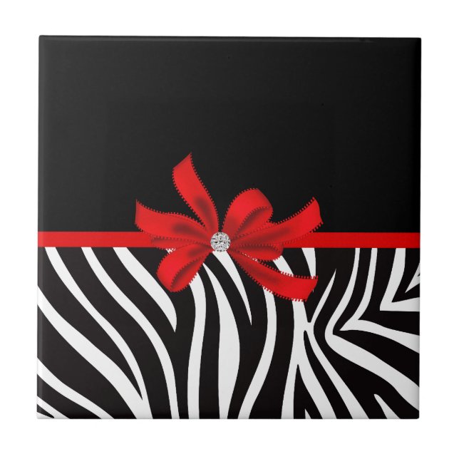 Azulejo Diva del diamante (roja) (Frente)