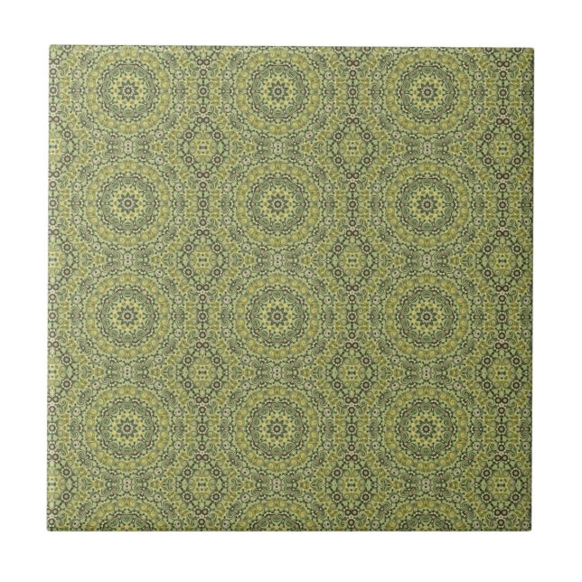 Azulejo Diversión con Lime Green (Frente)