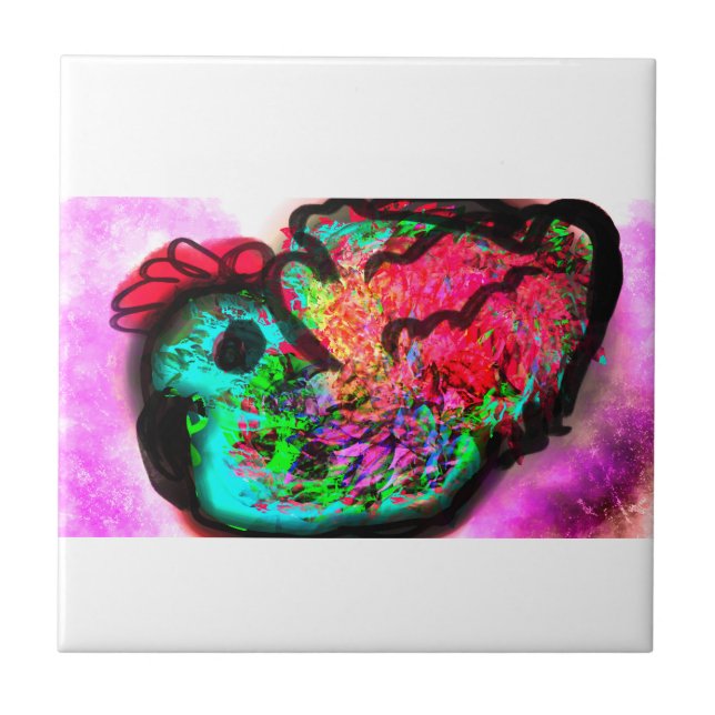 Azulejo Diversión en paz (Frente)