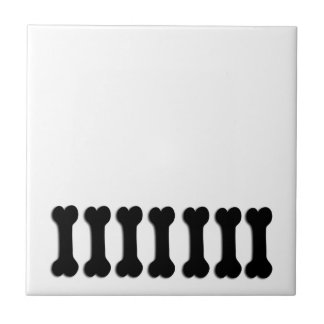Azulejo Diversión y NEGRO temático juguetón V01 del regalo