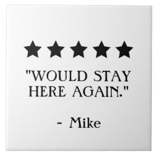Azulejo Divertida Opinión 5 estrellas Me Quedaría Aquí De