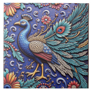 Azulejo Divinidad Tallada a Mano