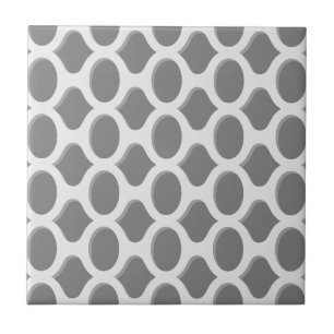 Azulejo DIY decorativo geométrico gris blanco