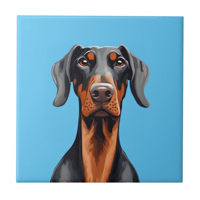 Azulejo Doberman (Frente)