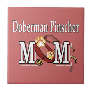 Azulejo Doberman Pinscher Mom Gifts
