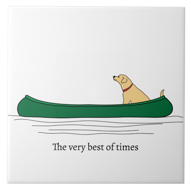 Azulejo Dog Paddle Memory (Frente)