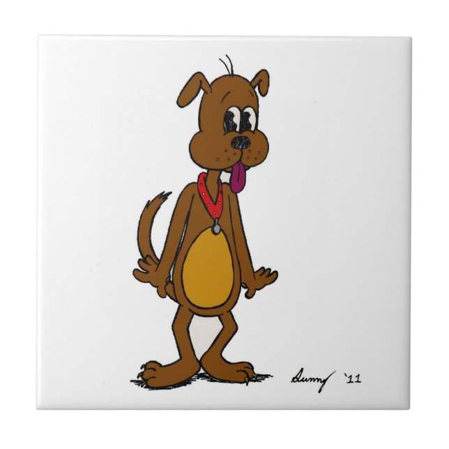 Azulejo Doggy Toon Tile (Frente)