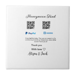 Azulejo Donación de fondo de luna de miel venomo paypal Q 