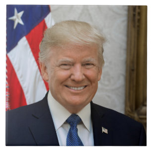 Azulejo Donald Trump presidente de EE. UU. Casa Blanca MAG