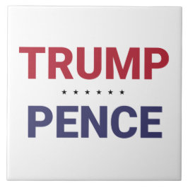 Azulejo Donald Trump y Mike Pence (elecciones de 2020 en E