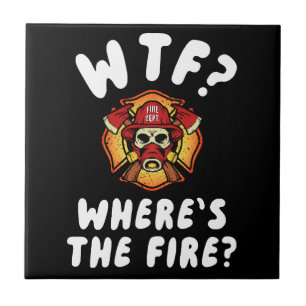 Azulejo ¿Dónde está el bombero?