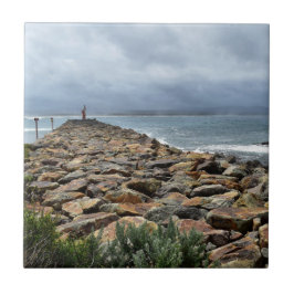 Azulejo Donde las rocas se encuentran con el mar - Punto d