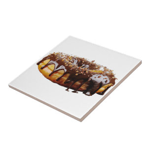 Azulejo Donut decadente de SlipperyJoe's cubierto grueso g