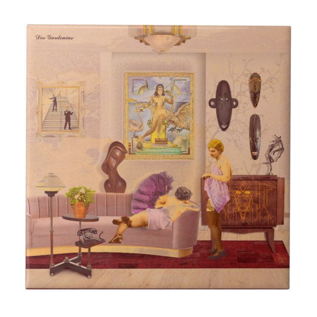 Azulejo Dos Gardenias (Frente)