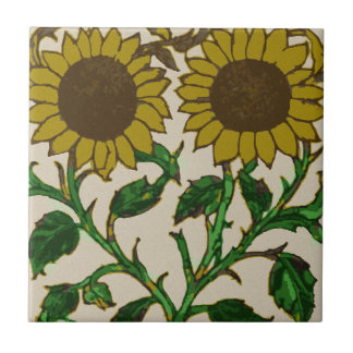 Azulejo Dos girasoles