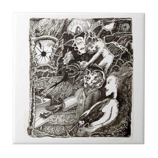 Azulejo Dos mundos (Frente)