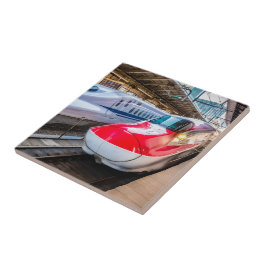 Azulejo Dos Shinkansen en la estación de Tokio