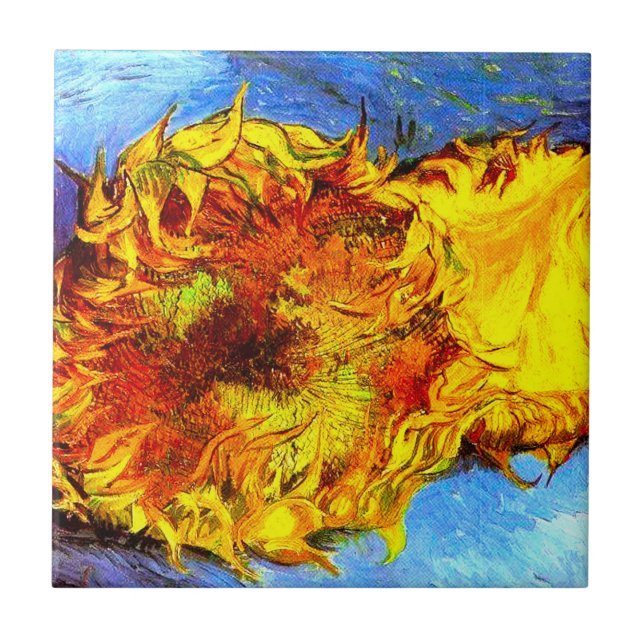 Azulejo Dos Sunflowers Van Gogh (Frente)