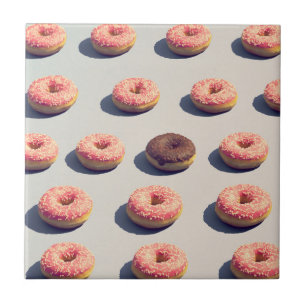 Azulejo Doughnut En Un Grupo