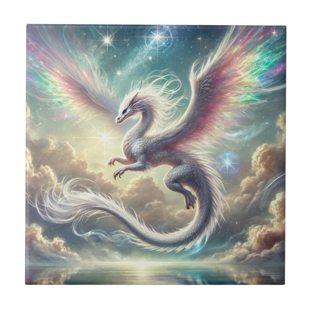 Azulejo Dragón blanco (Frente)