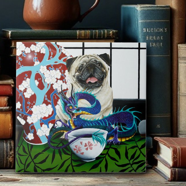 Azulejo Dragón de Pug Dragon (Subido por el creador)
