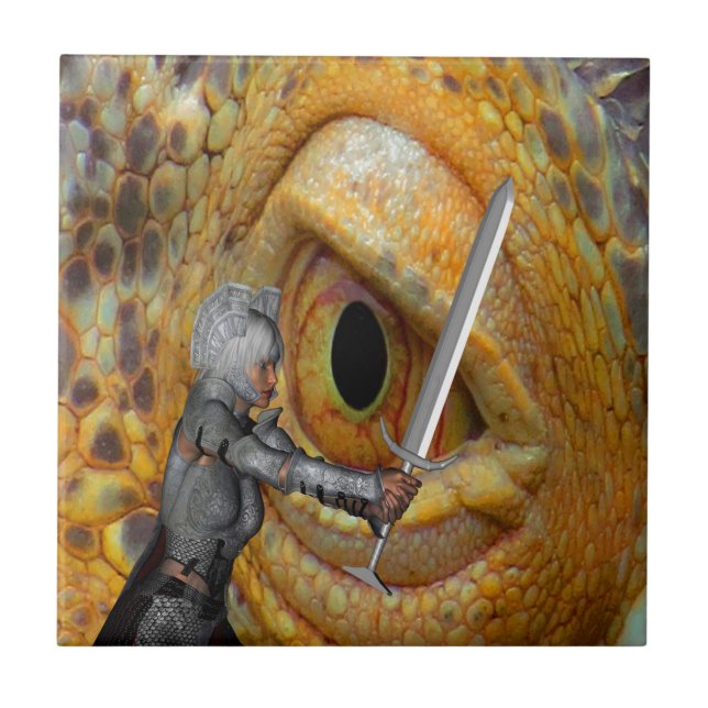 Azulejo Dragon Folk (Frente)