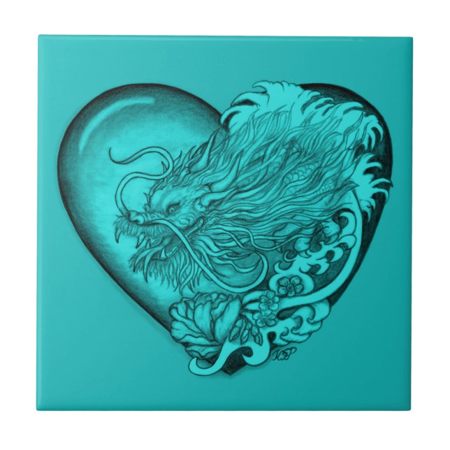 Azulejo Dragon Heart (Frente)